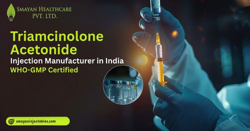 Triamcinolone Acetonide Injection Manufacturer in India WHO GMP Certified Smayan Injectables.jpg
