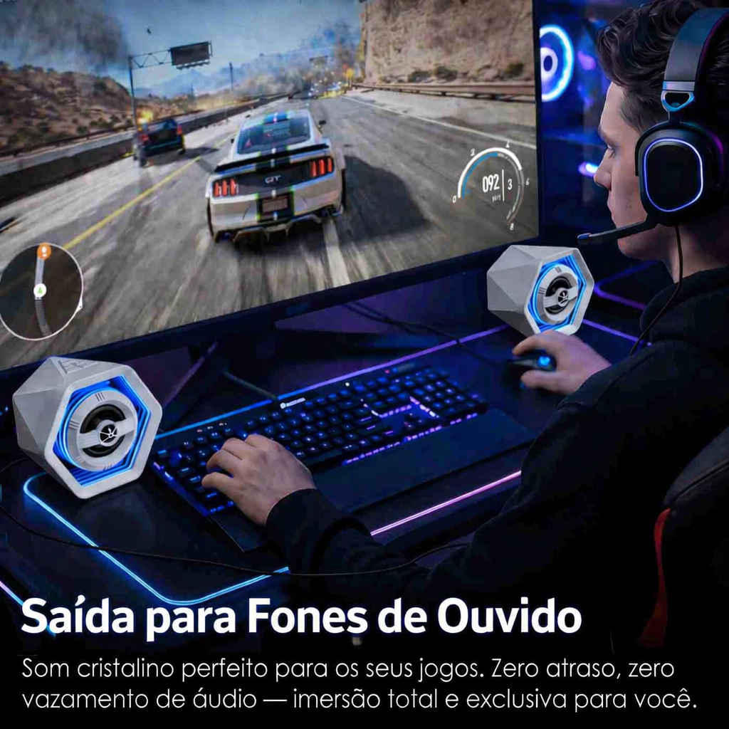 Caixa de Som Gamer 50w - miniatura 4