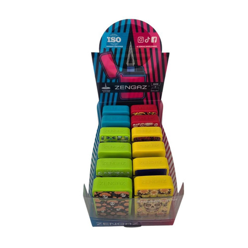 Isqueiro Maçarico Zengaz ZL 8 Grand Jet Emb Cores Skull (2) (1)