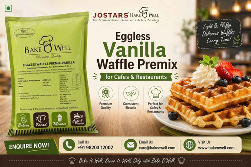 Eggless Vanilla Waffle Premix for Cafes & Restaurants in India.jpg