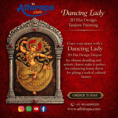 How Dancing Lady Tanjore Painting Brings Beauty and Cultural Charm to Interiors.png