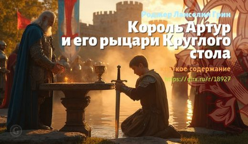 Читать краткий пересказ книги Роджера Ланселина Грина «Король Артур и рыцари Круглого стола». Король.jpg