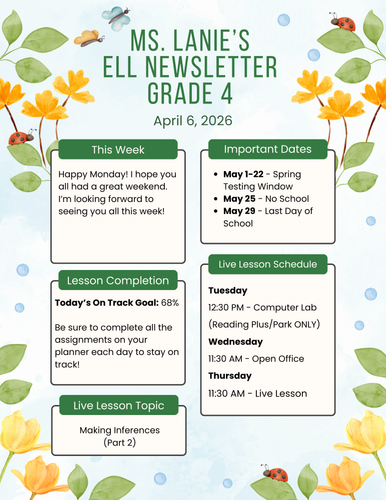 April 4th Grade Monday Webmail.png