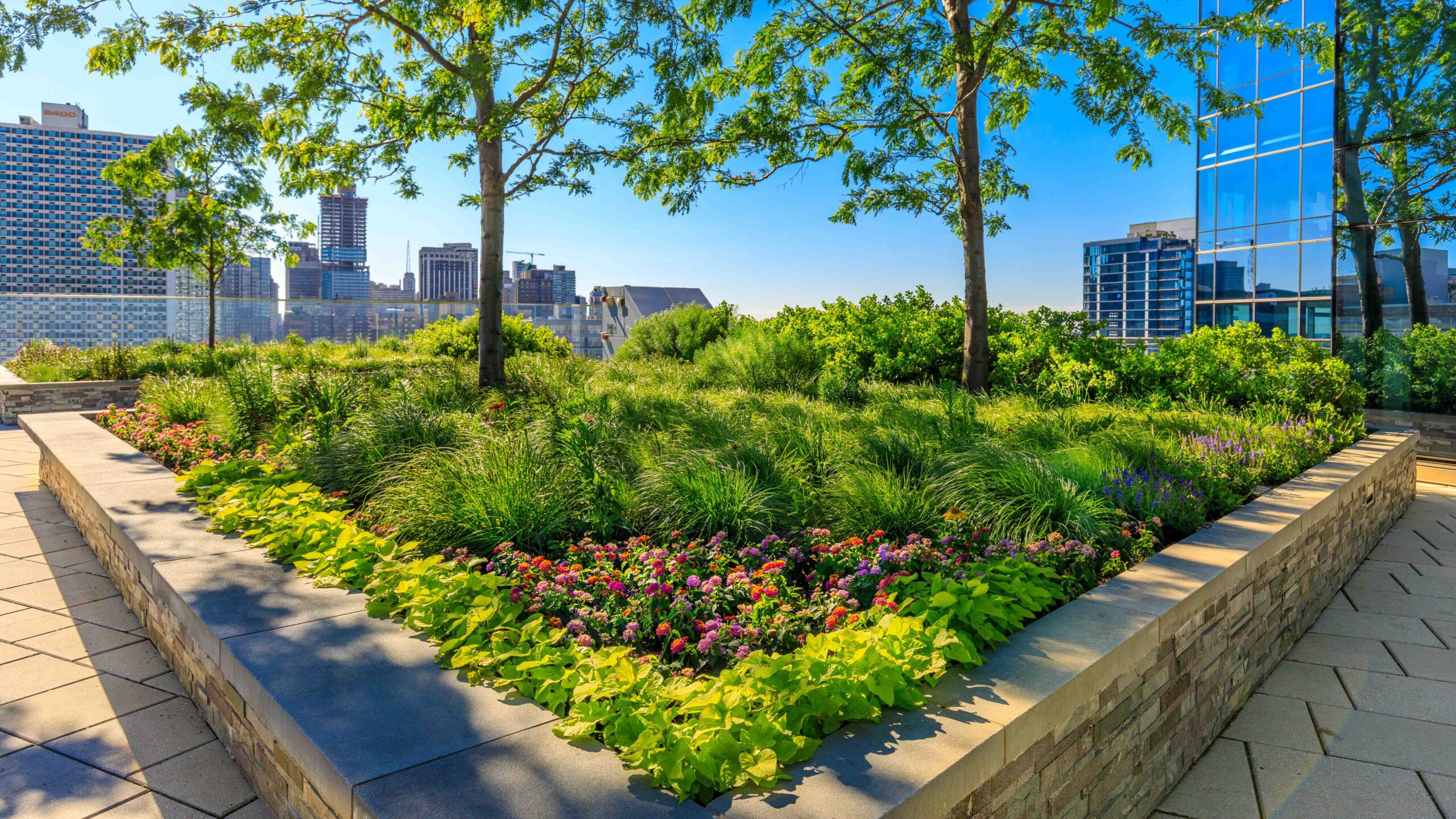 Beautifully landscaped commercial property