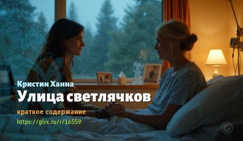 Читать краткий пересказ книги Кристин Ханны «Улица светлячков». Улица светлячков, Ханны, краткое сод.jpg