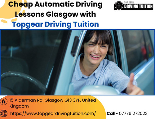 Cheap Automatic Driving Lessons Glasgow with Topgear Driving Tuition.jpg