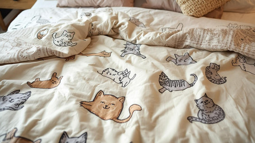 cat designs on bed.jpg