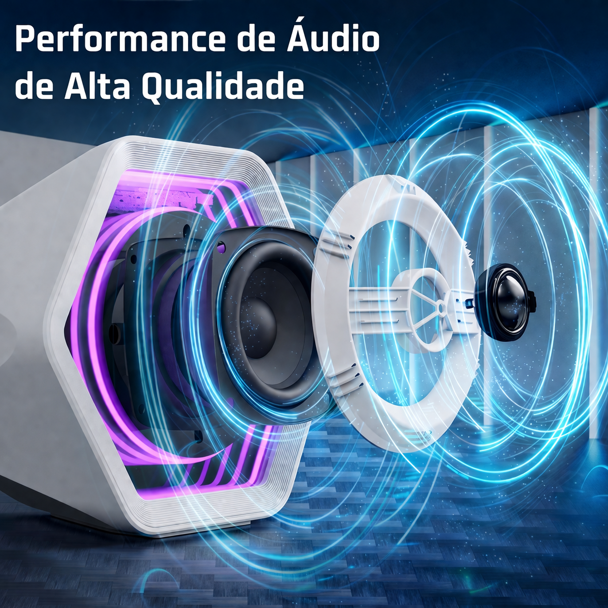 Caixa de Som Gamer 50w - miniatura 5