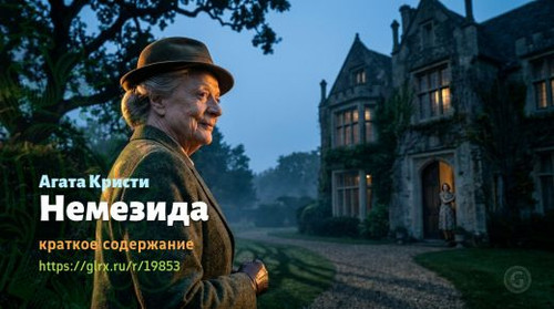 Читать краткий пересказ книги Агаты Кристи «Немезида». Немезида, Кристи, краткое содержание Агата Кр.jpg
