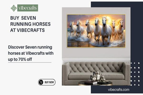 Seven Running Horses Wall Art for Home Decor-Vibecrafts.jpg