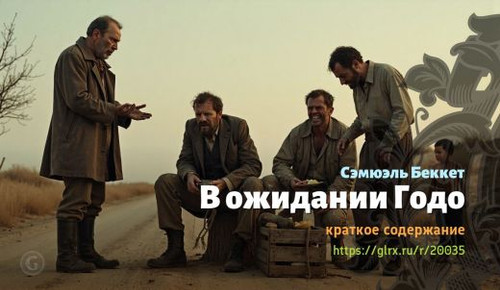 Читать краткий пересказ книги Сэмюэля Беккета «В ожидании Годо». В ожидании Годо, Беккет, краткое со.jpg