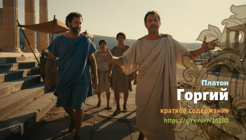 Читать краткий пересказ романа Платона «Горгиас». Горгиас, Платон, краткое содержание Платон.jpg