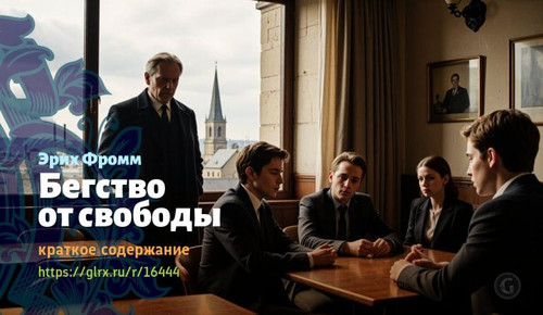 Читать краткий пересказ книги Эриха Фромма «Бегство от свободы». Бегство от свободы, Фромм, краткое .jpg