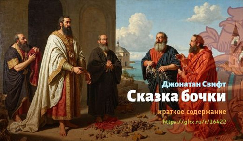 Читать краткий пересказ романа Джонатана Свифта «Сказка бочки». Сказка бочки, Свифт, краткое содержа.jpg