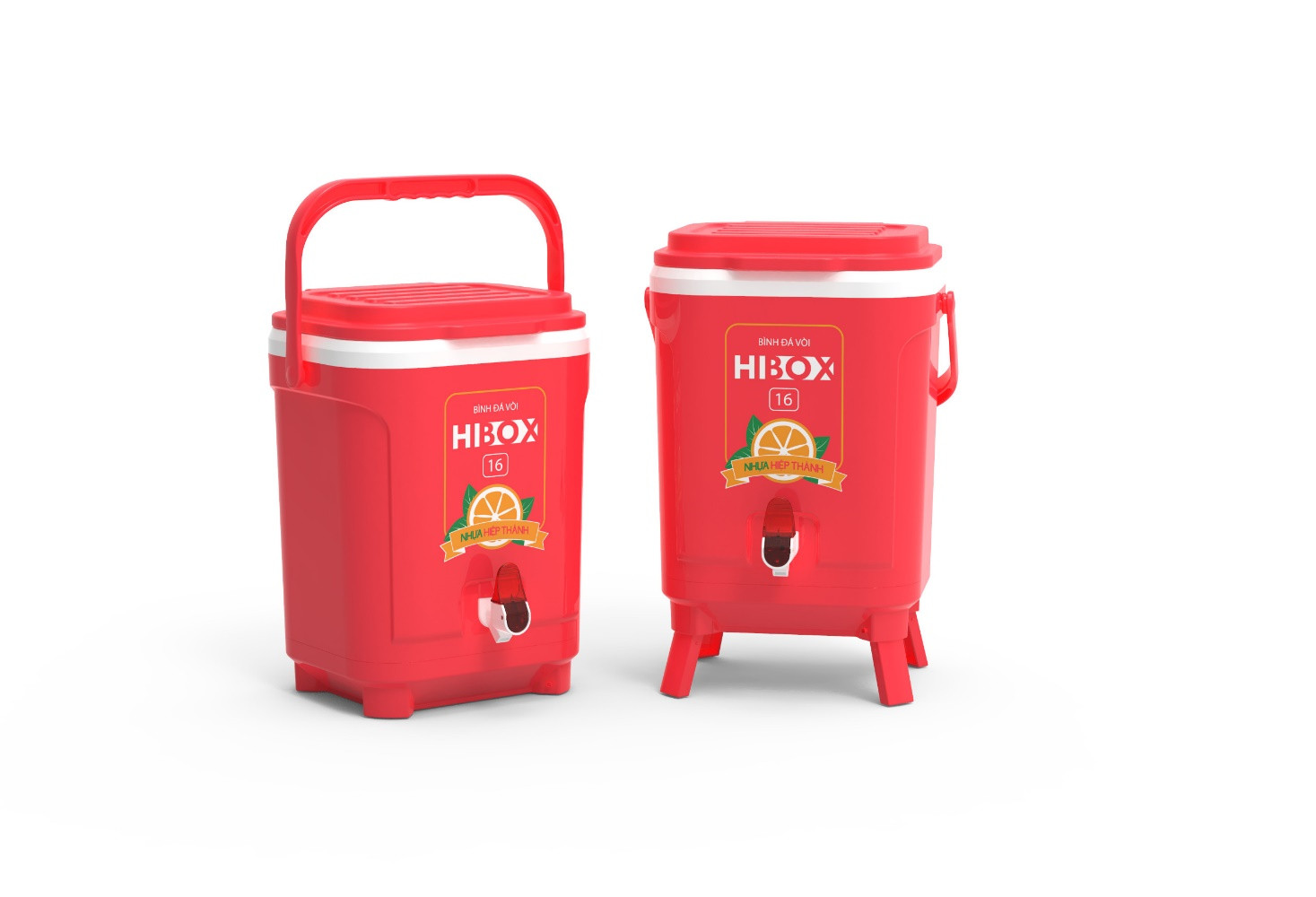 Bình Đá Hibox 16L Có Vòi