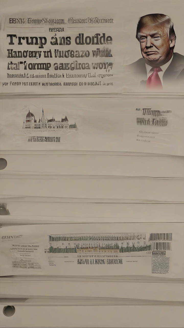 <b>Trump vows to boost Hungary economy if Orban wins </b>