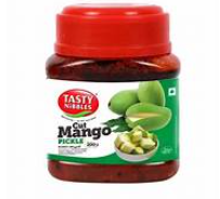 Tasty nibbles cut mango pickle 200g jar