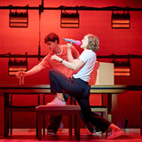Rosamund Pike (Jessica) &amp; Cormac McAlinden (Harry) in Inter Alia at the Wyndham's Theatre. (c) Manue