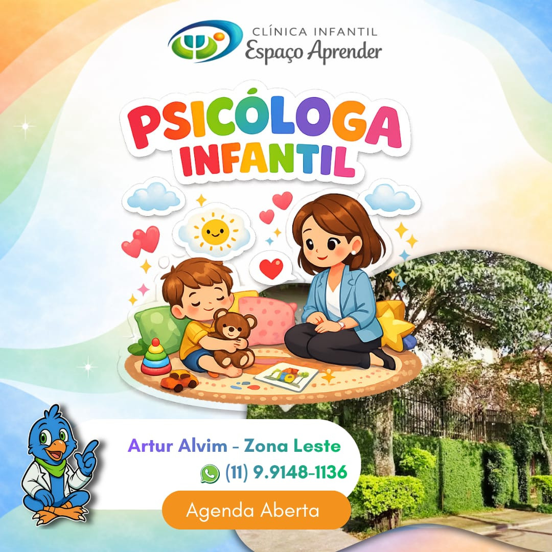 Psicóloga Infantil atendendo criança na Zona Leste
