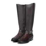 23TPMBD CHOCOLATE bota dama piton mol becerro milan 002 par