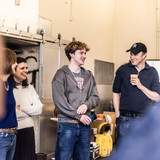 Miriam Buether, Joana Dias, Cormac McAlinden, Justin Martin in Inter Alia Rehearsal Room Photos (Cre