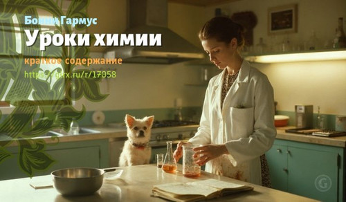 Читать краткий пересказ книги Бонни Гармус «Уроки химии». Уроки химии, Гармус, краткое содержание Бо.jpg