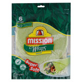 Mission Wraps Spinach Super Soft 6pcs Umn72QATZp