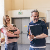 Rosamund Pike &amp; Jamie Glover in Inter Alia Rehearsal Room Photos (Credit Justine Matthew) 04141