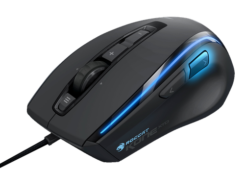 Black Gaming Mouse with Blue LED Lights.png
