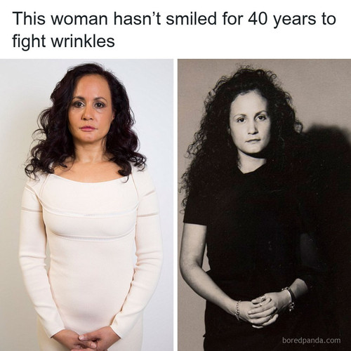 woman never smiles prevent wrinkles tess christian.jpg