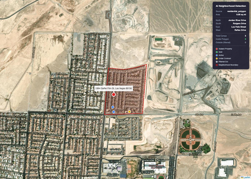 2894 Gaffer Film St Las Vegas neighborhood map.png