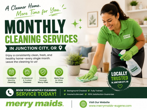 Affordable Monthly Home Cleaning Services in Junction City OR - Merry Maids Eugene.jpg