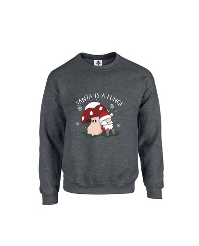 c621 santa is a fungi+Sweat Dark Heather.jpg