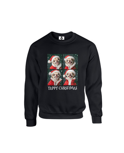 c642 yappy christmas+Sweat Black.jpg