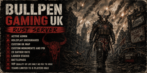 UK Map | Bullpen Gaming | 2x | Battlepass | Max Team 6 Players image