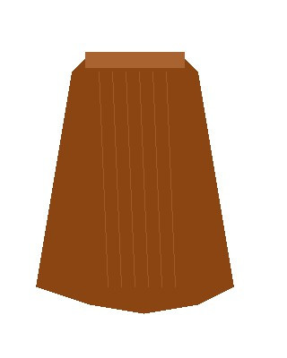 builtin garment skirt brown flatlay skirt brown.jpg