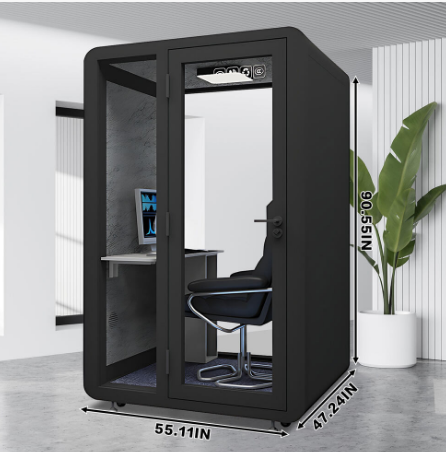 Solo Office Sound Booth Pod Audio Privacy - High Density Sound Insulation.png