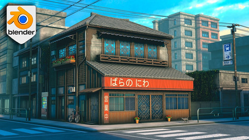 Stylized Japanese Environments in Blender.jpg