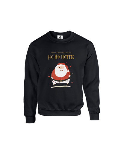C463 ho ho hottie+Sweat Black.jpg