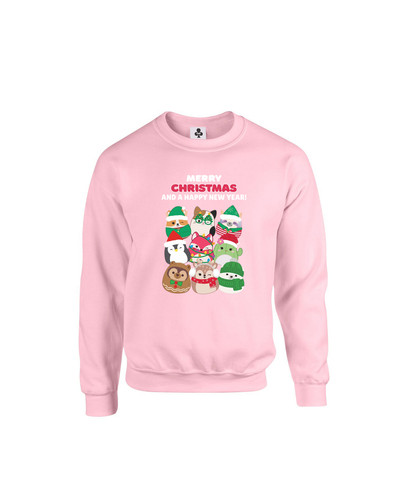 c614 merry christmas and happy new year+Sweat Baby Pink.jpg