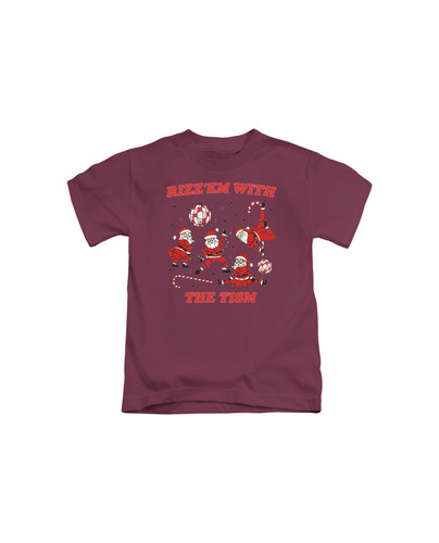 C501 Funny Santa Rizz Em With The Tism+Burgundy.jpg