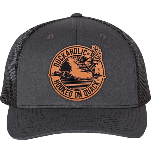 richardson 112 hat duckaholic charcoal black.png