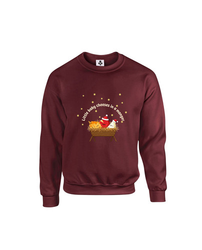 C360 little baby cheeseus+Sweat Burgundy.jpg