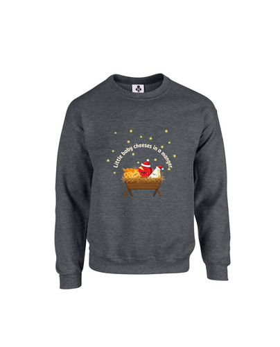 C360 little baby cheeseus+Sweat Dark Heather.jpg