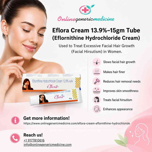 Affordable Eflornithine Cream Price | Eflora Cream 15gm Tube.jpg