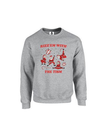 C501 Funny Santa Rizz Em With The Tism+Sweat Heather.jpg
