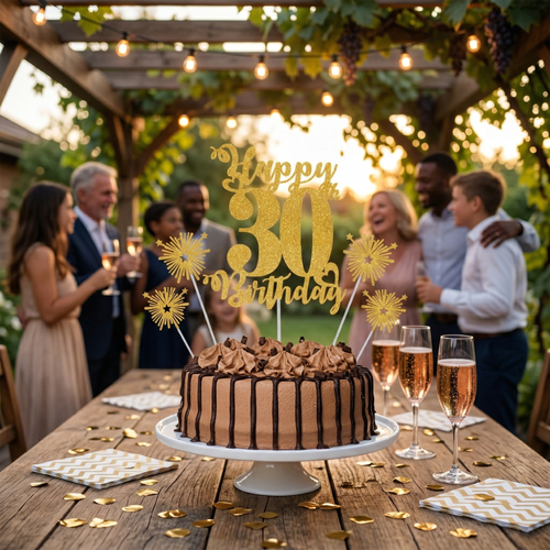 30th birthday decoration for cake for girl boy.png