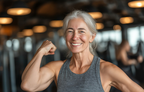 vecteezy confident senior woman flexes her arm and smiles proudly in 69012537.jpg