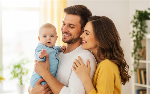 vecteezy happy family with baby posing indoors 78113545.jpg