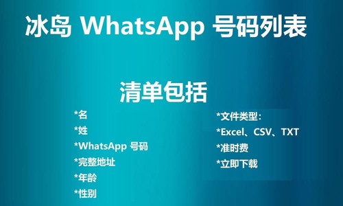 Iceland WhatsApp Number List.jpg